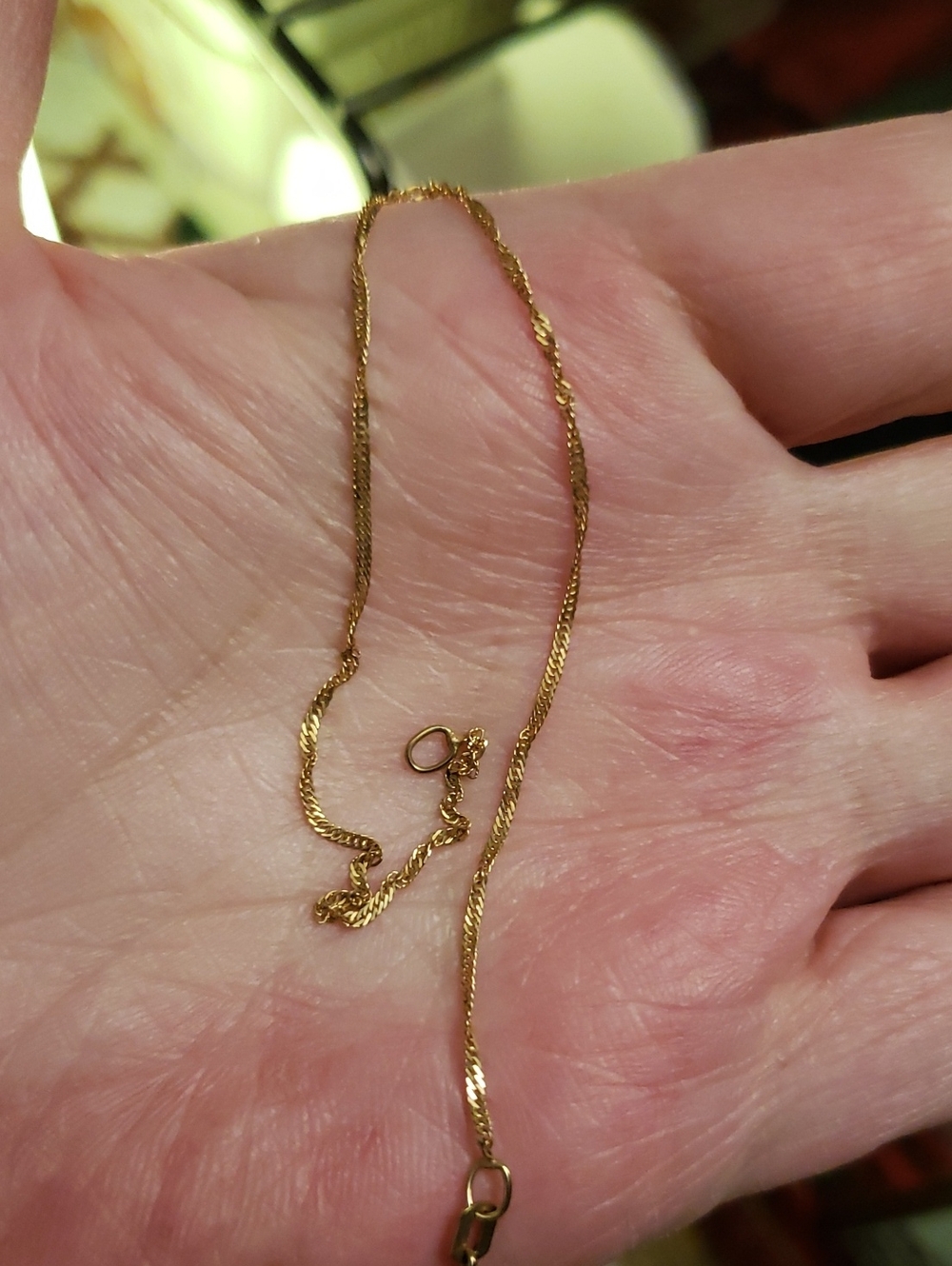 #1) 10K Gold Bracelet 7.5"